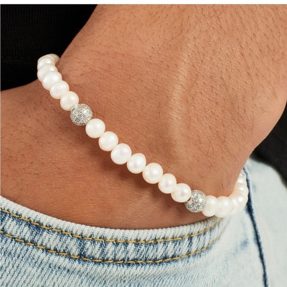 3 sets of 6mm Freshwater Pearl Bracelet from the brand Cernucci Multi Sets - Picture 12 of 14